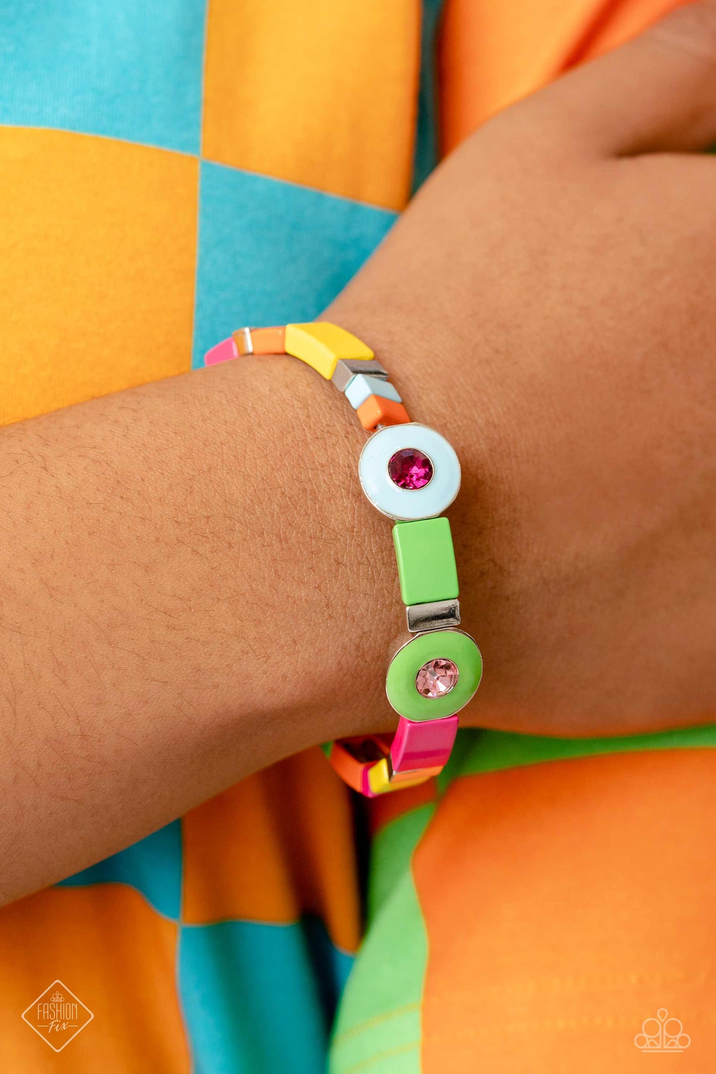 Colorblock Cameo -  Multi